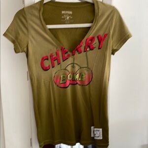 True Religion Cherry Bomb Olive Green T-Shirt